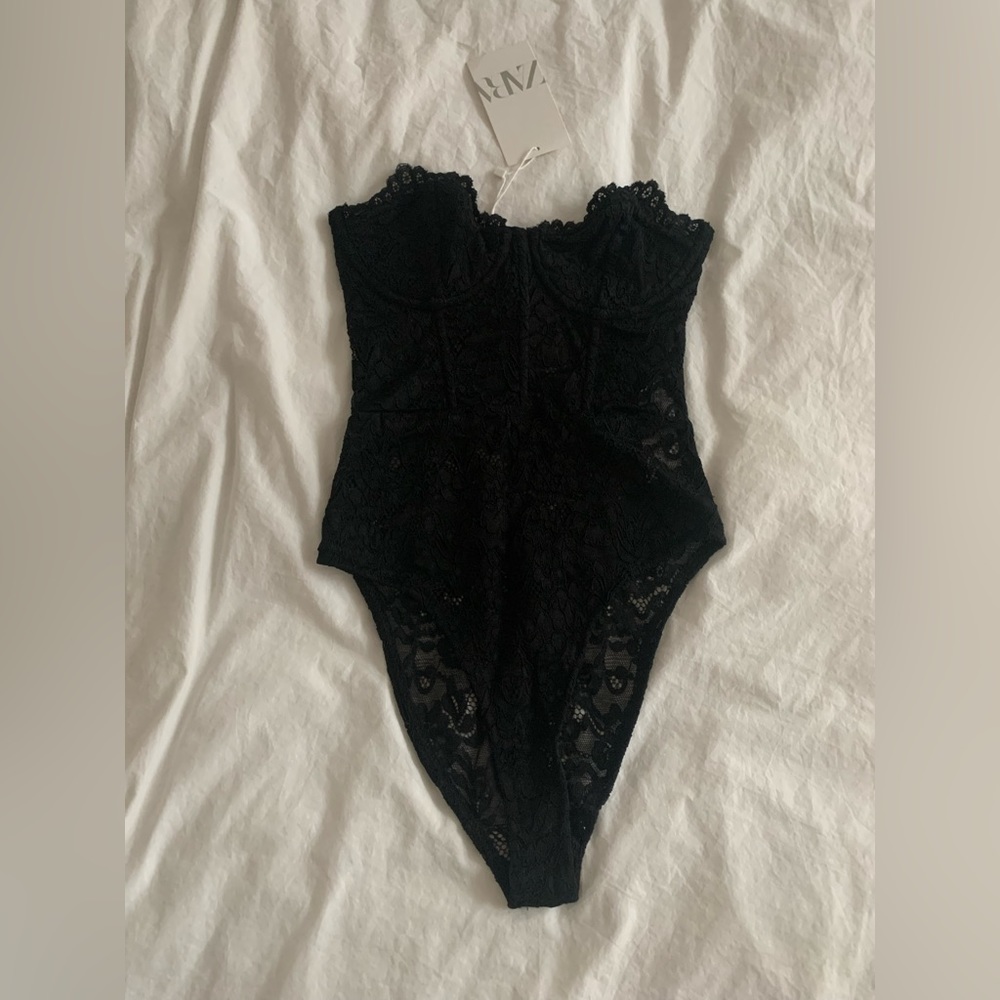 Zara Black Lingerie Corsette